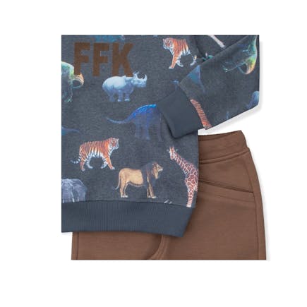 FUNKY - Funky Σετ Μπλούζα & Παντελόνι Φούτερ