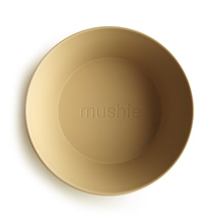 MUSHIE - Mushie Dinner Bowl Round Mustard