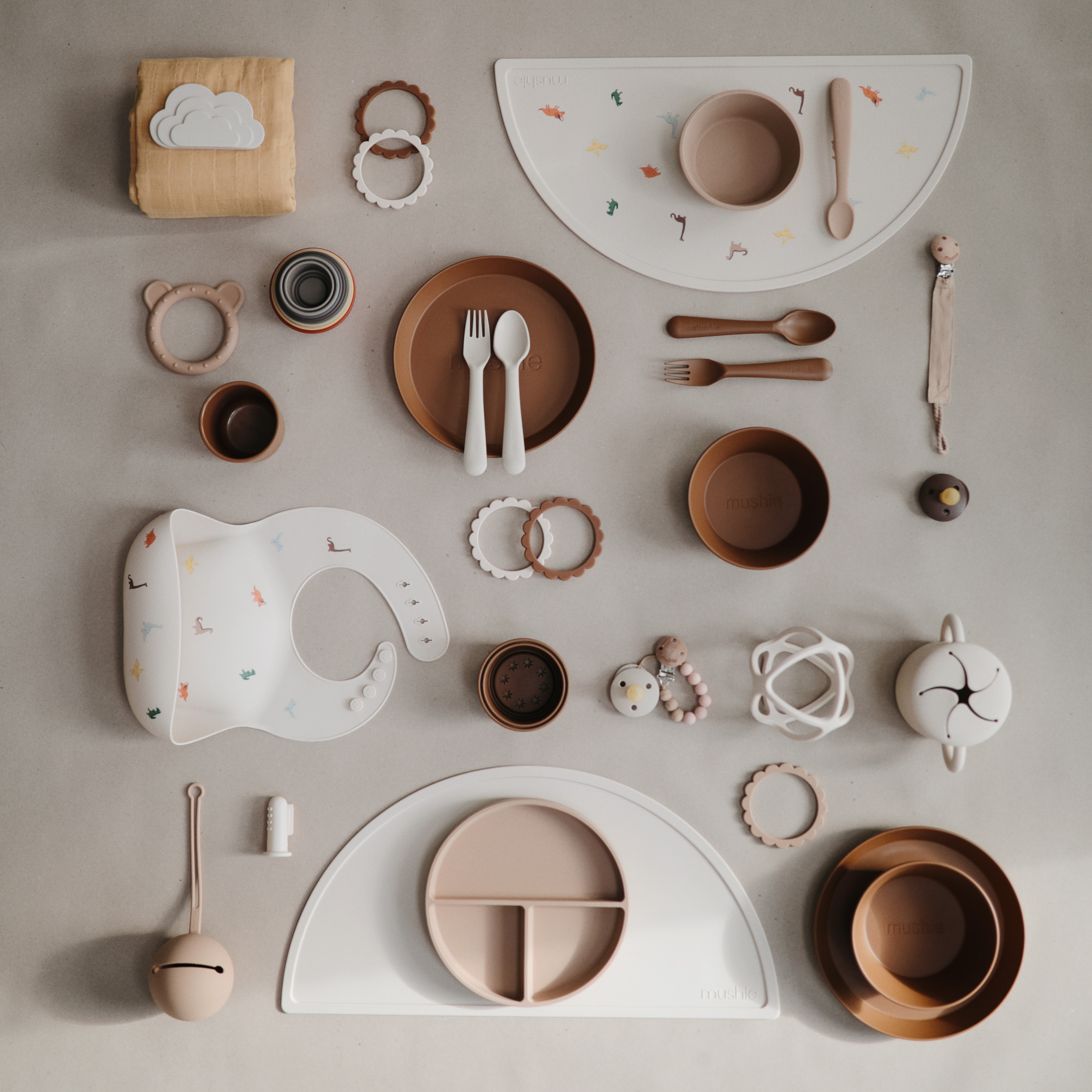 MUSHIE - Mushie Μπωλ Φαγητού Caramel