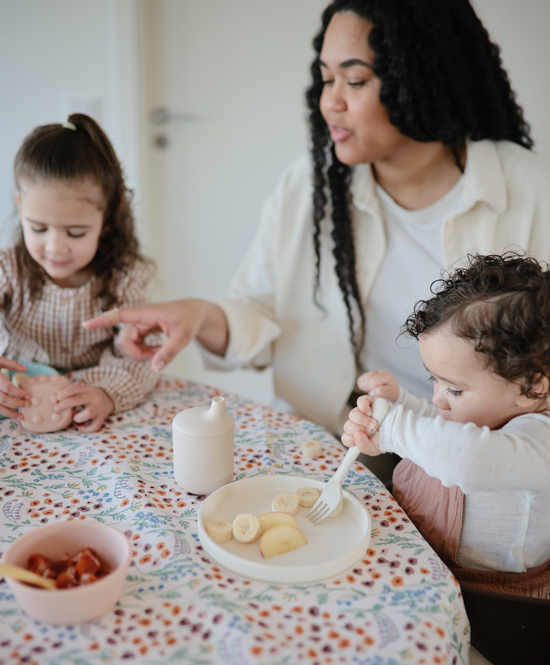 MUSHIE - Mushie Κουτάλι-Πιρούνι 2-Pack Ivory