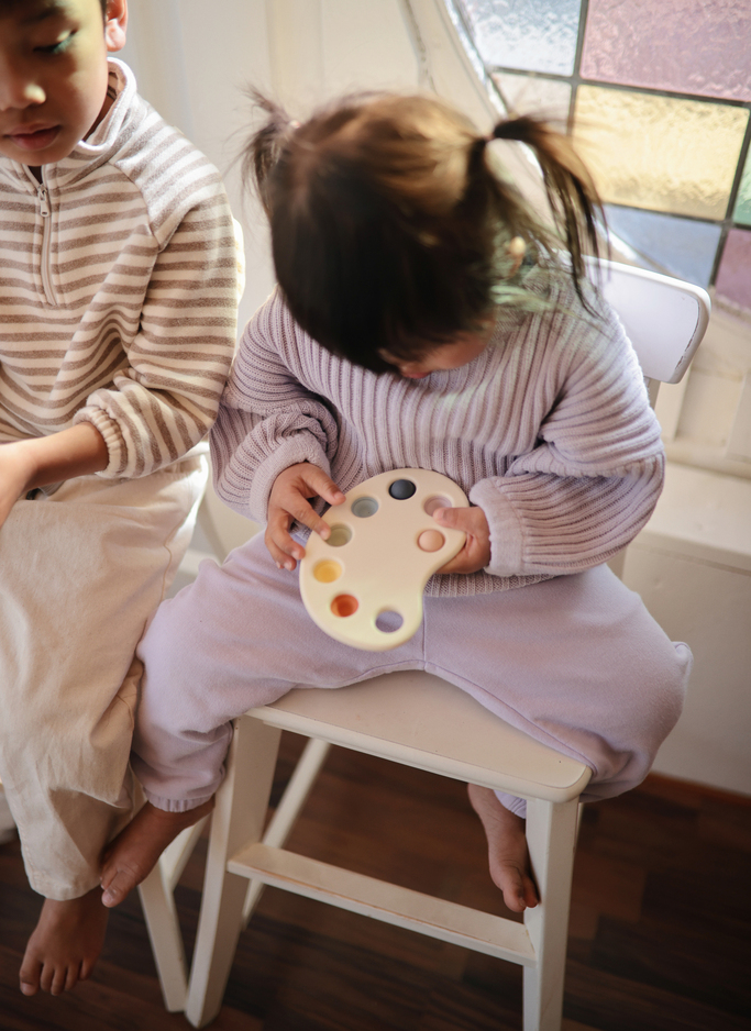 MUSHIE - Mushie Paint Palette Press Toy