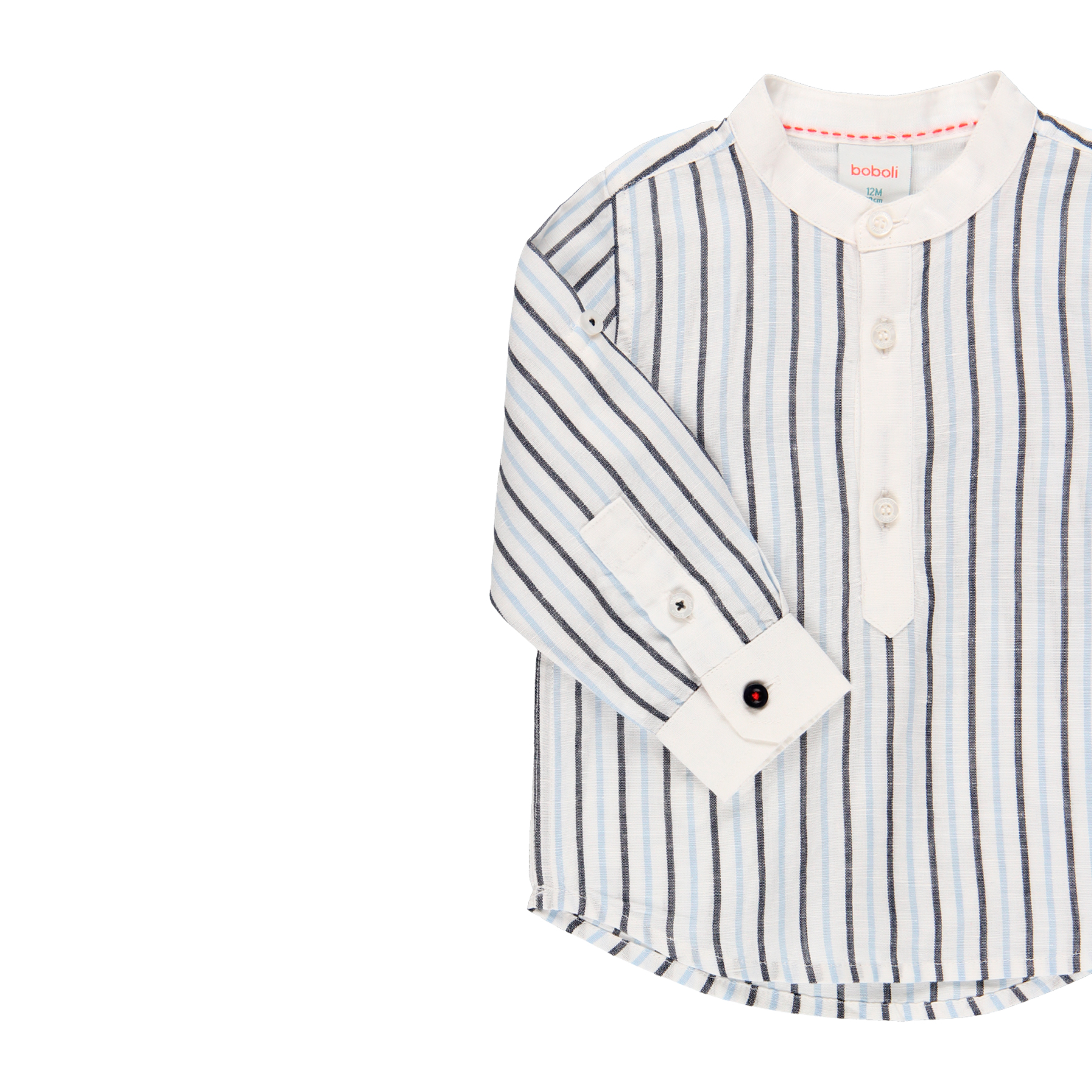 BOBOLI - Boboli Πουκάμισο Λινό Ριγέ