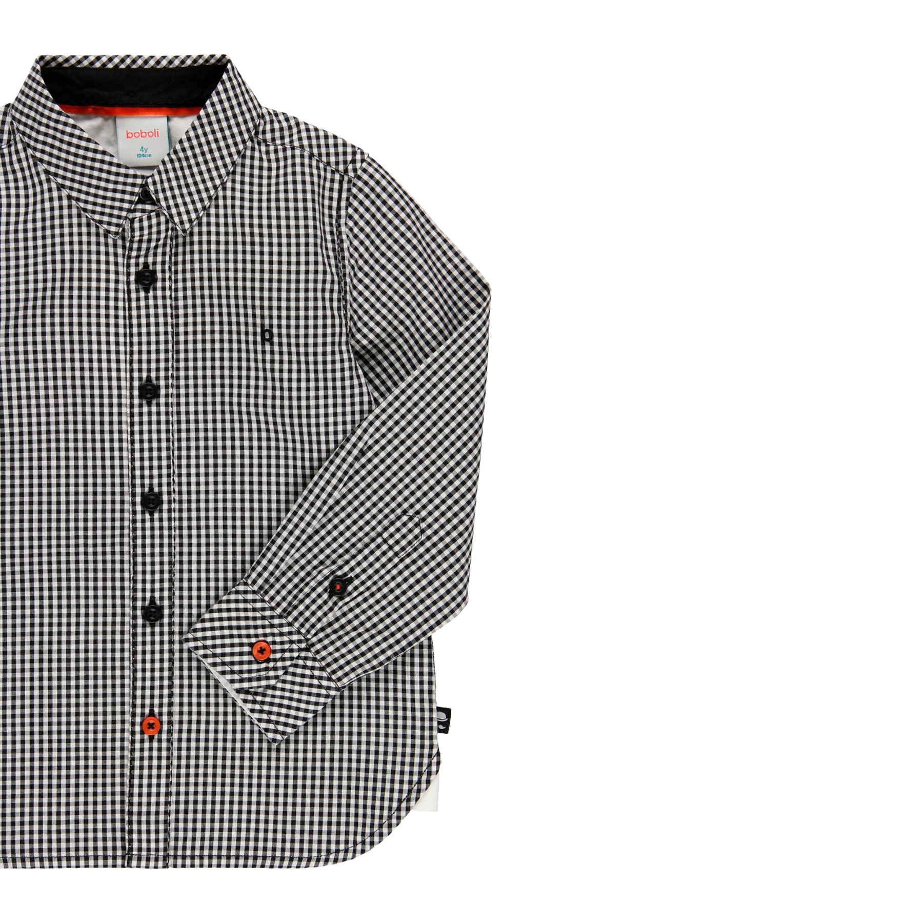 BOBOLI - Boboli Πουκάμισο Ποπλίνα Καρό