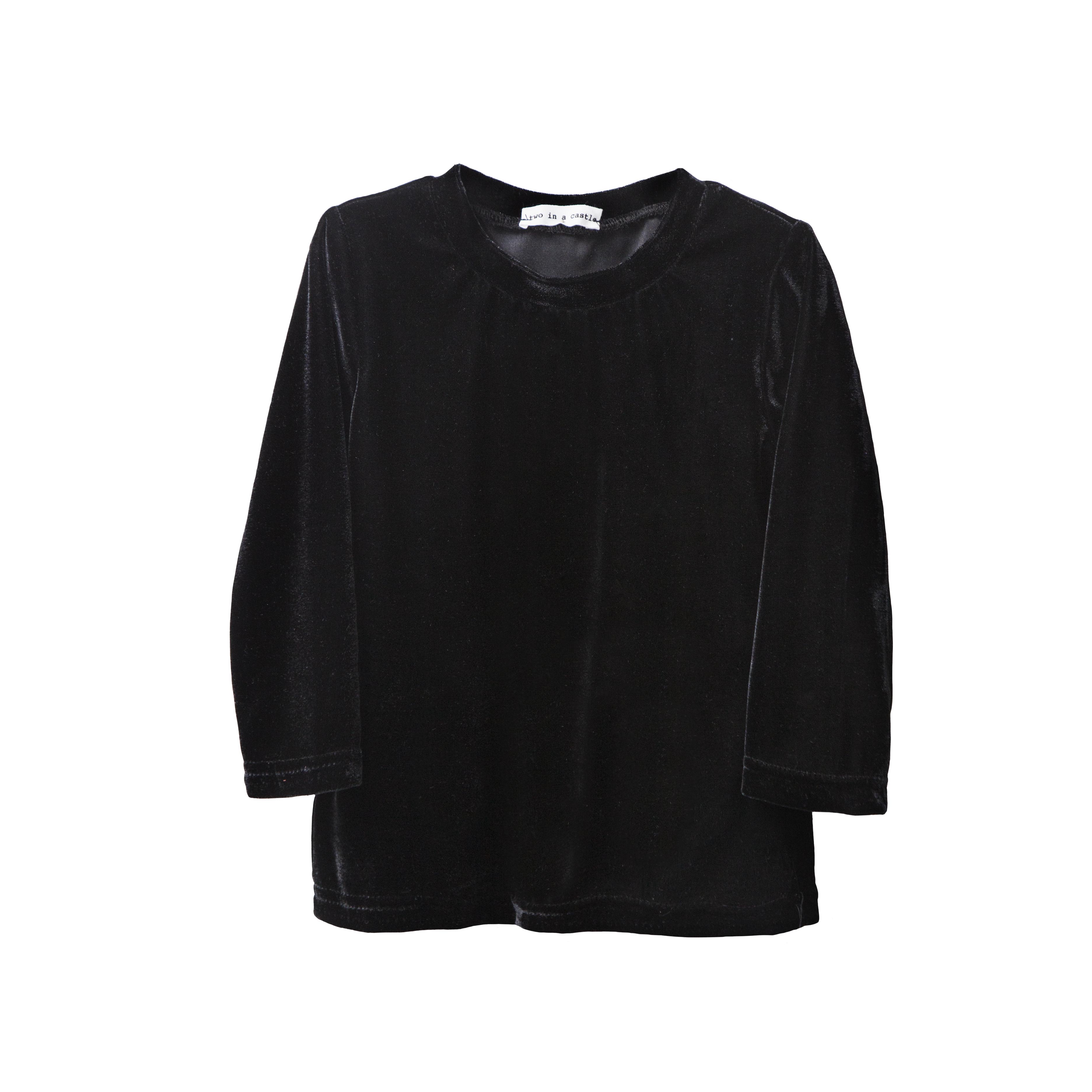 TWO IN A CASTLE - Two In A Castle Μπλούζα Βελουτέ Μαύρο