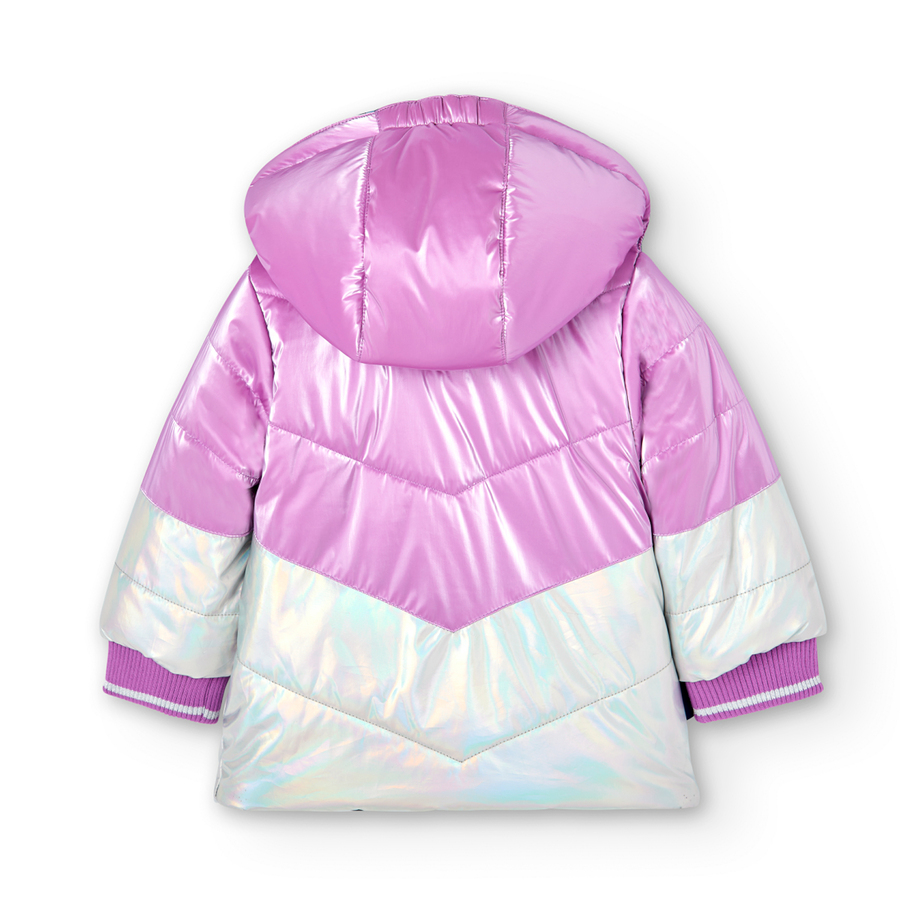 BOBOLI - Boboli Μπουφάν Διπλής Όψης Μωβ