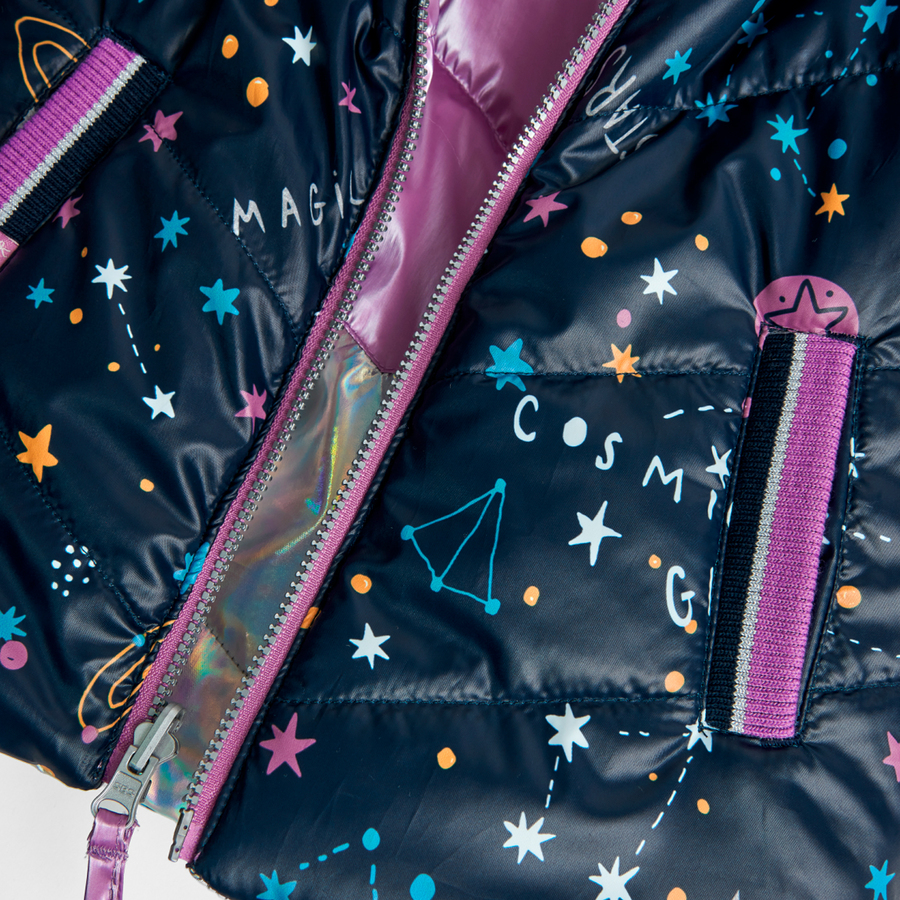 BOBOLI - Boboli Μπουφάν Διπλής Όψης Μωβ