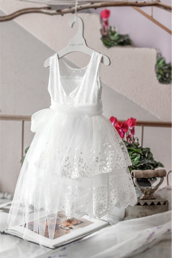 SUGAR N' SPICE - Sugar n' Spice Βαπτιστικό Φόρεμα ΑΡΣΙΝΟΗ