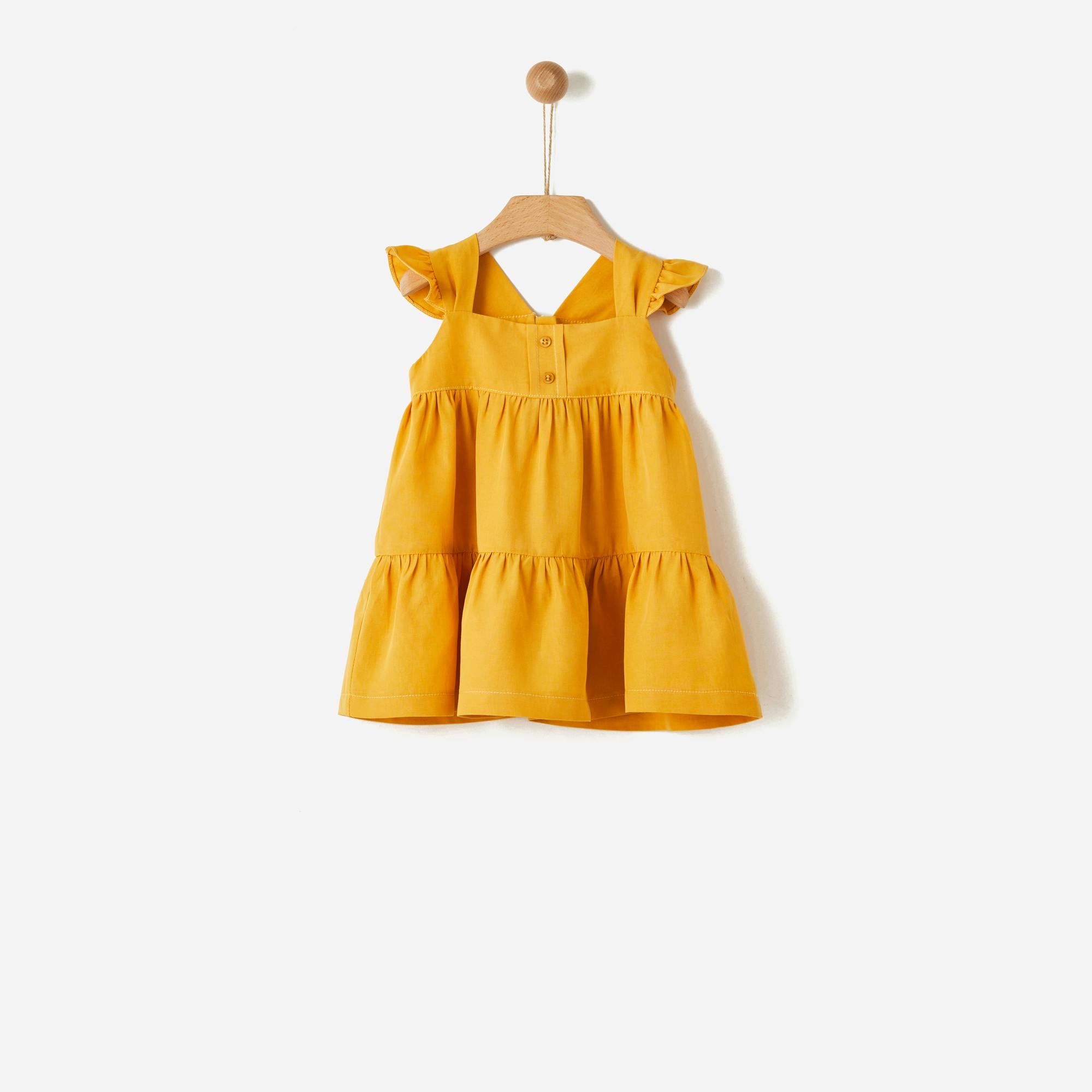 YELL-OH - Yell-Oh Φόρεμα Tencel & Λινό Honey Yellow