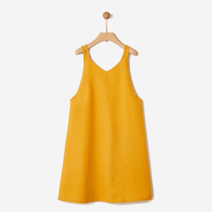 YELL-OH - Yell-Oh Φόρεμα Desmos Tencel & Λινό Honey Yellow