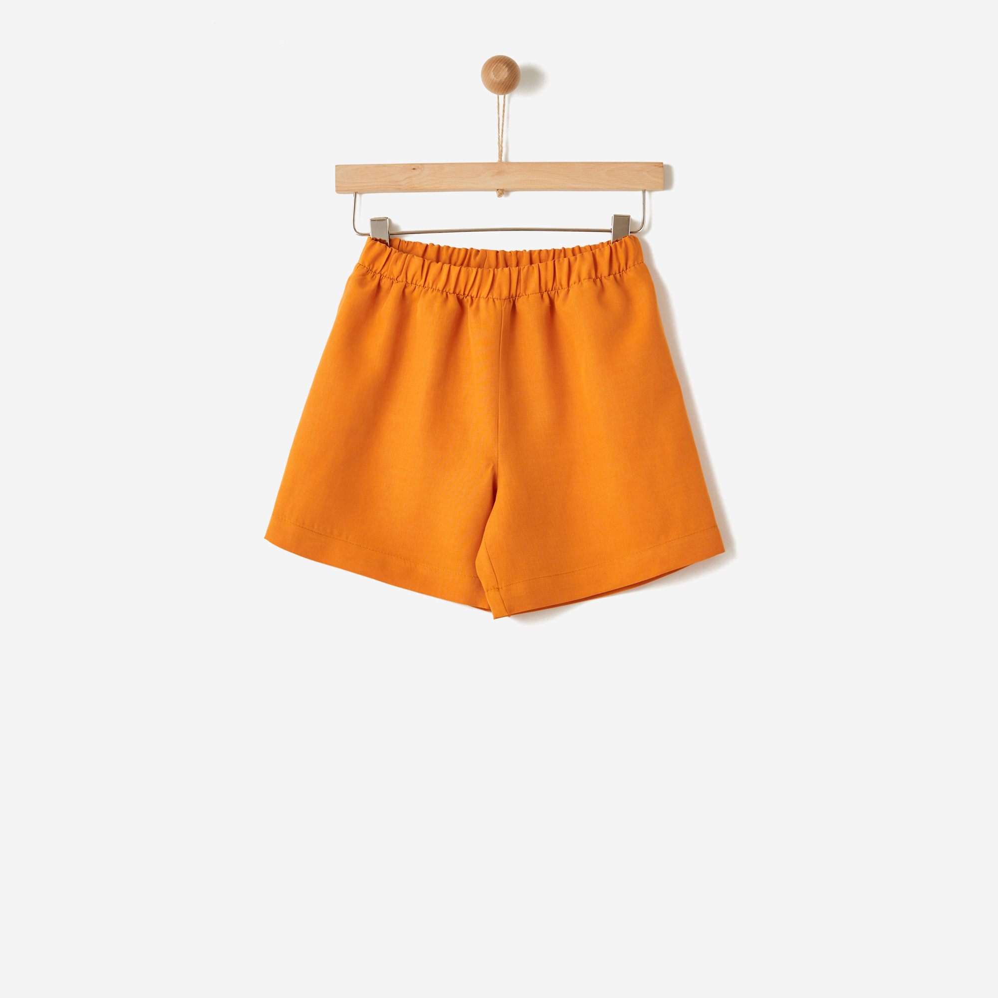 YELL-OH - Yell-Oh Βερμούδα Tencel & Λινό Apricot