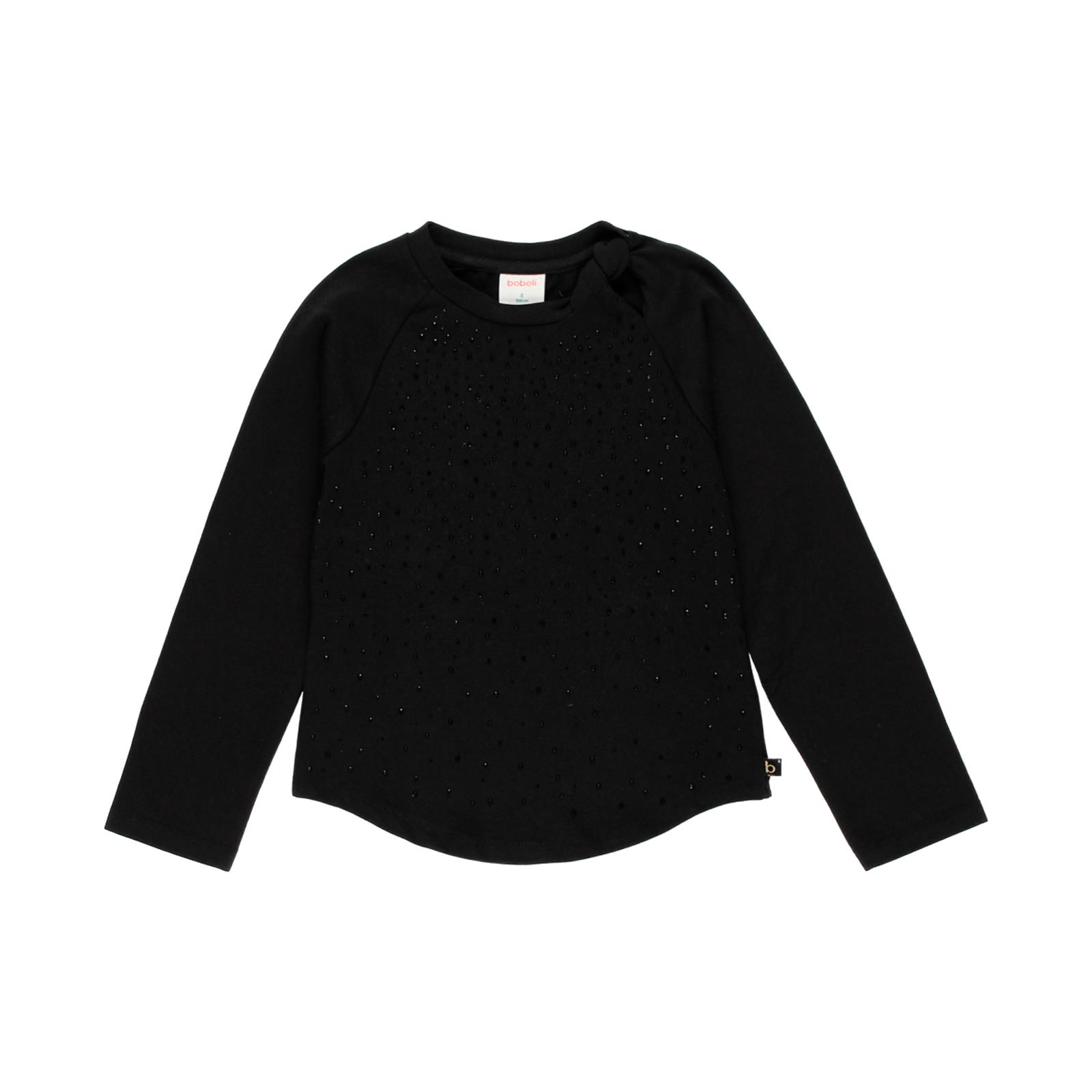 BOBOLI - Boboli Μπλούζα Μαύρη Crystals