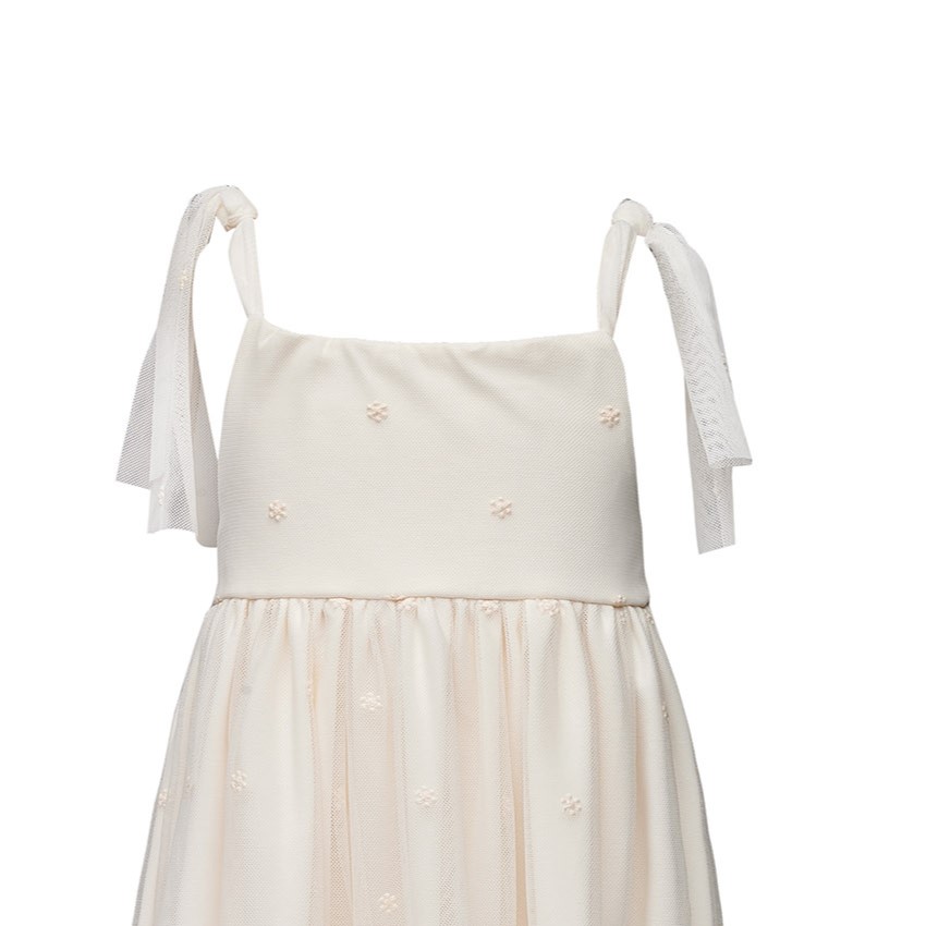 TWO IN A CASTLE - Two In A Castle Φόρεμα Εκρού Δαντέλα