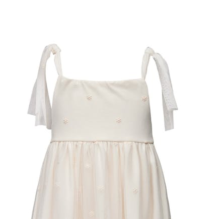 TWO IN A CASTLE - Two In A Castle Φόρεμα Εκρού Δαντέλα