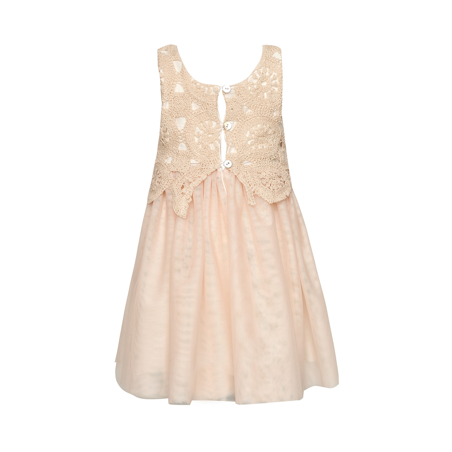 TWO IN A CASTLE - Two In A Castle Φόρεμα Crochet Με Τούλι