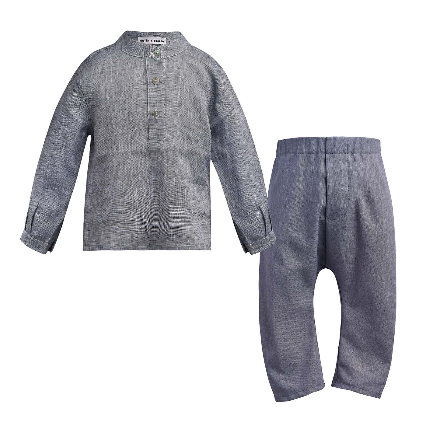 TWO IN A CASTLE - Two In A Castle Λινό Σετ Πουκάμισο & Παντελόνι