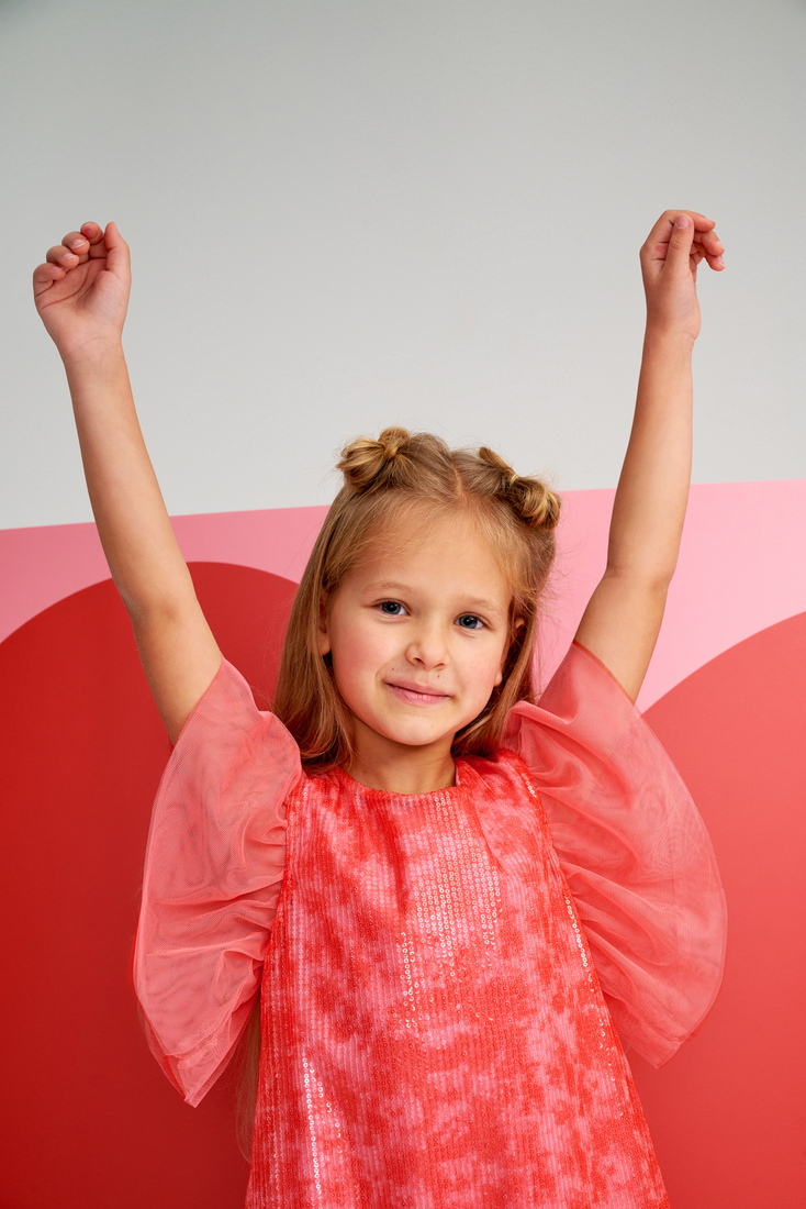 TWO IN A CASTLE - Two In A Castle Φόρεμα Tie Dye Sequins