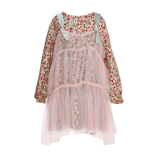  Παιδικό Φόρεμα Tutu Floral 2 Pieces