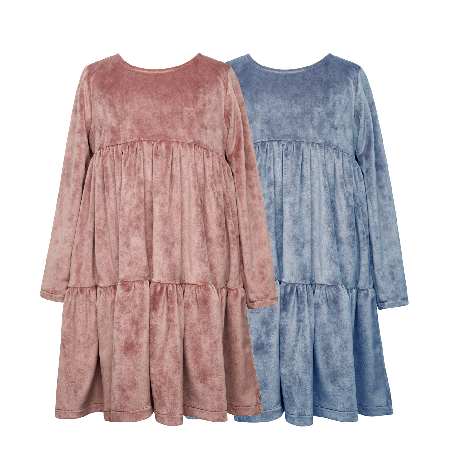 TWO IN A CASTLE - Two In A Castle Φόρεμα Βελουτέ Ροζ