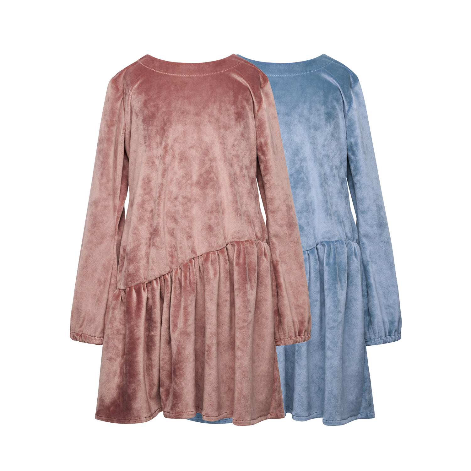 TWO IN A CASTLE - Two In A Castle Φόρεμα Βελουτέ Ροζ