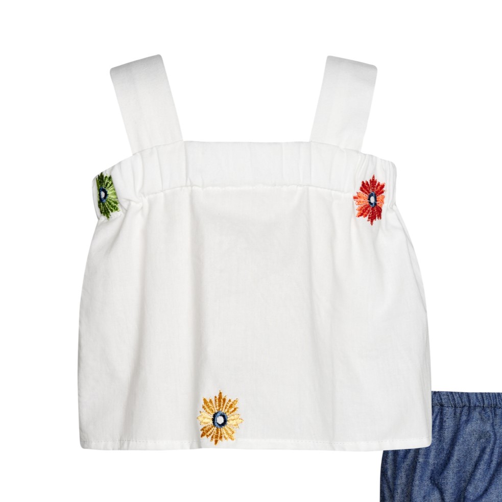 TWO IN A CASTLE - Two In A Castle Σετ Τοπ & Σορτς Denim