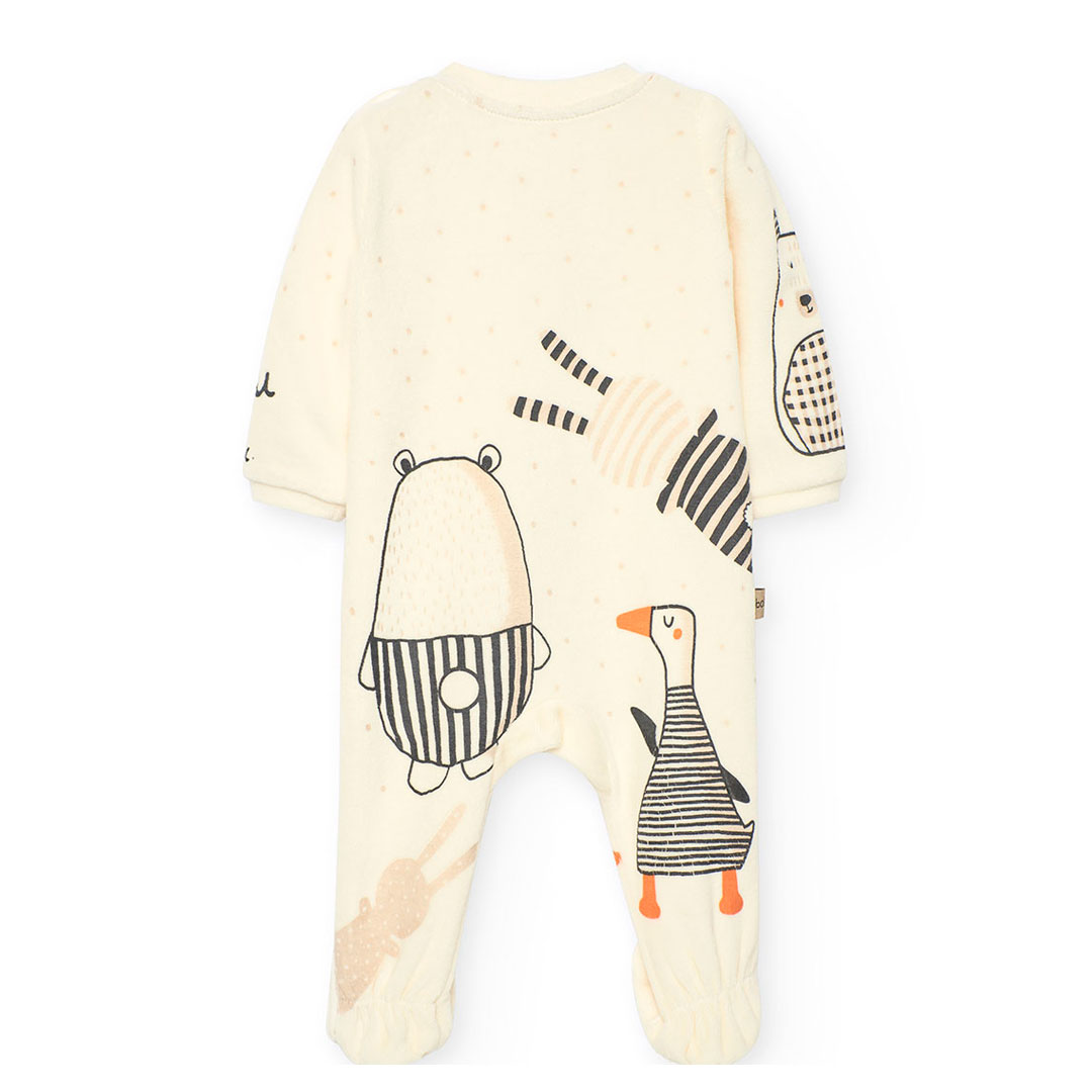 BOBOLI - Boboli Velour play suit for baby -BCI
