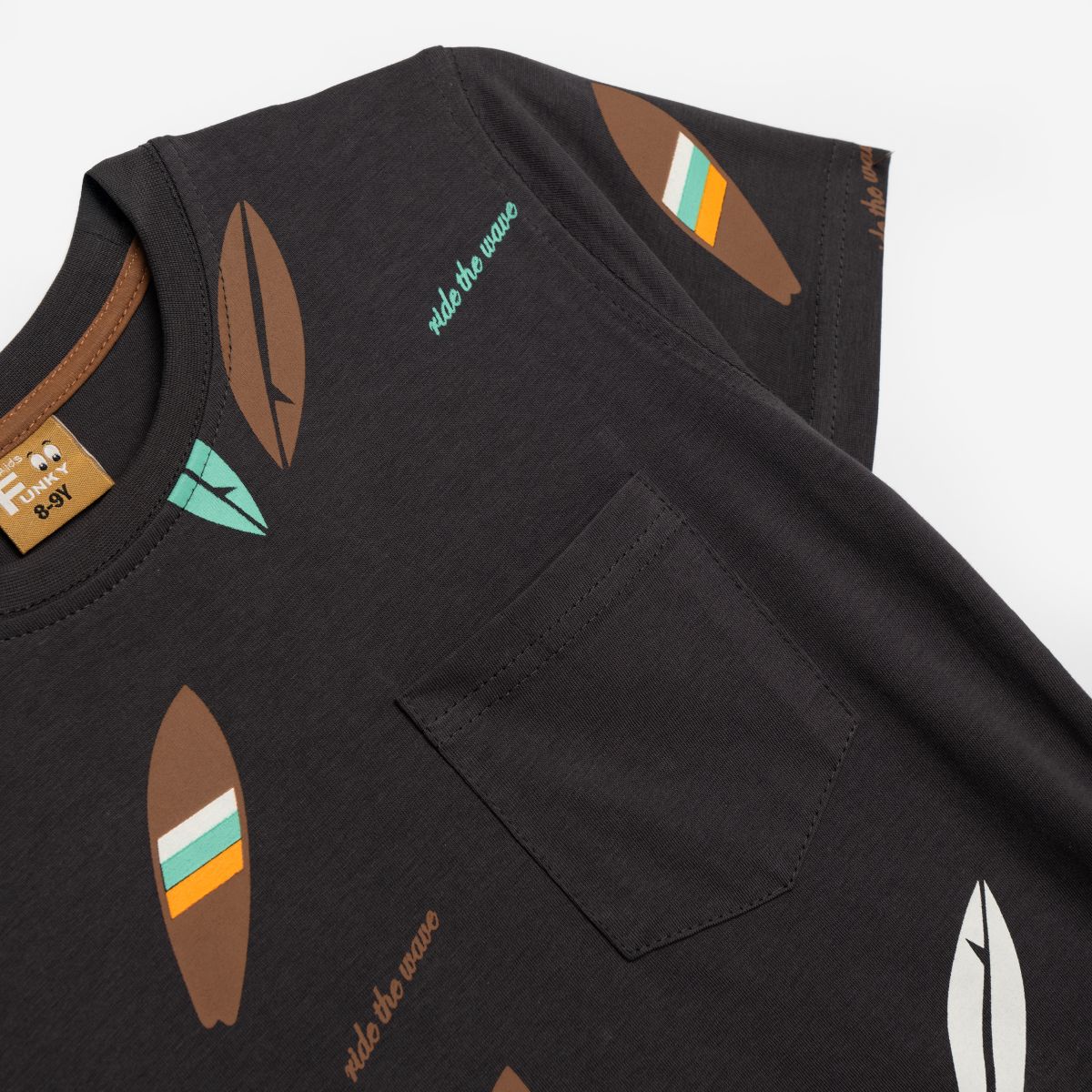 FUNKY - Funky ΜΠΛΟΥΖΑ ΚΜ ΚΑΛΤΣΑ ΕΙΣΑΓ. ΠΑΙΔ. ΑΓΟΡΙ ΑΝΘΡΑΚΙ ALLOVER