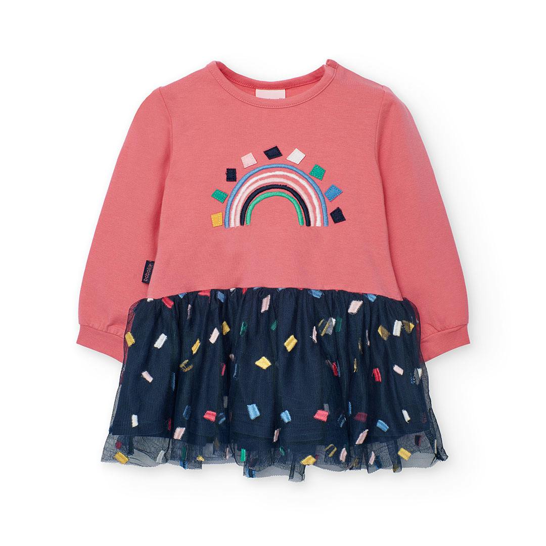 BOBOLI - Boboli Combined dress for baby -BCI