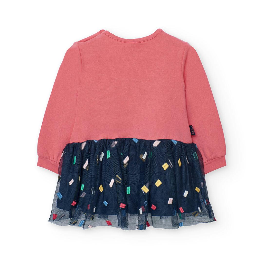 BOBOLI - Boboli Combined dress for baby -BCI