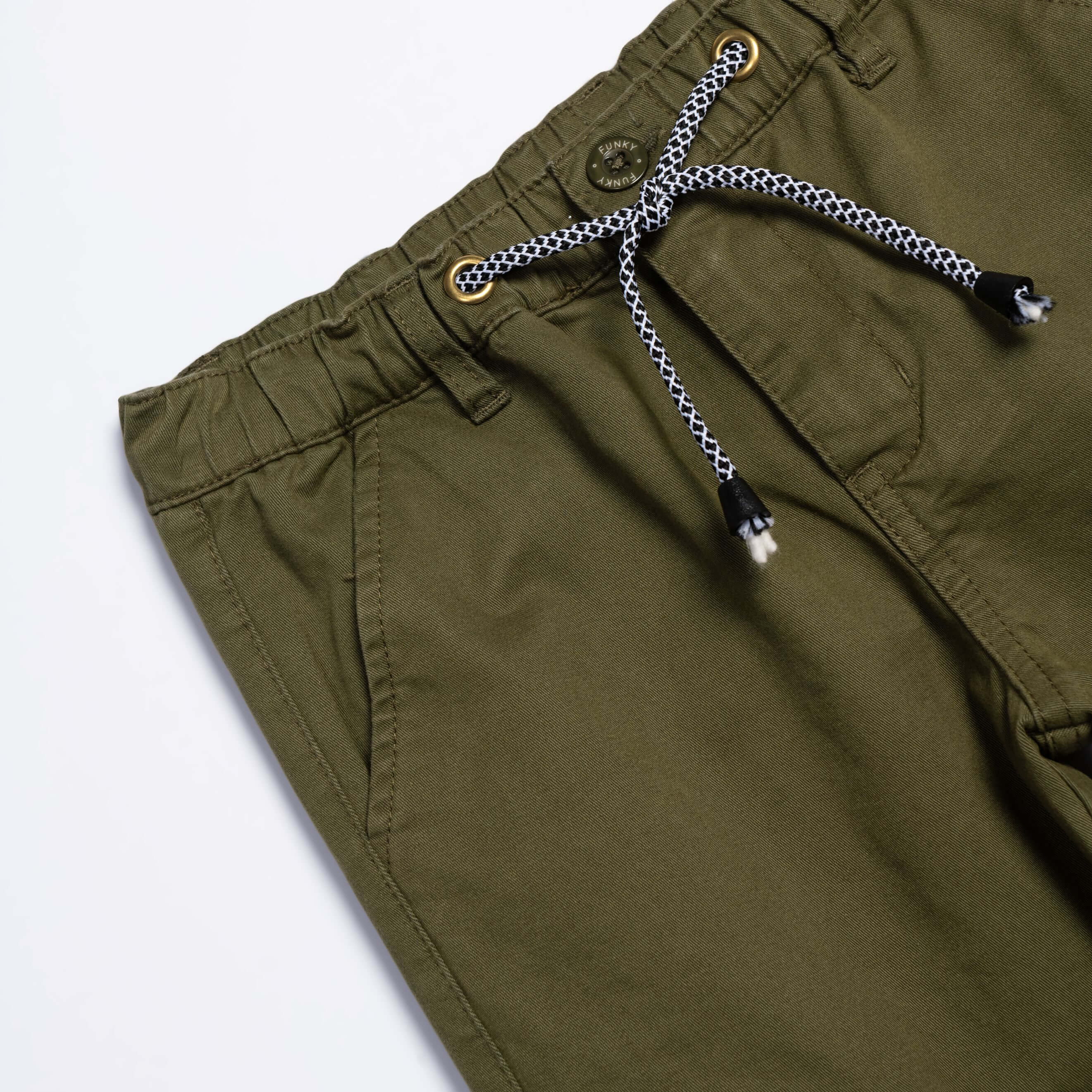 FUNKY - Funky Παντελόνι Cargo Χακί
