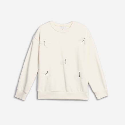 FUNKY - Funky Μπλούζα Φούτερ Εκρού