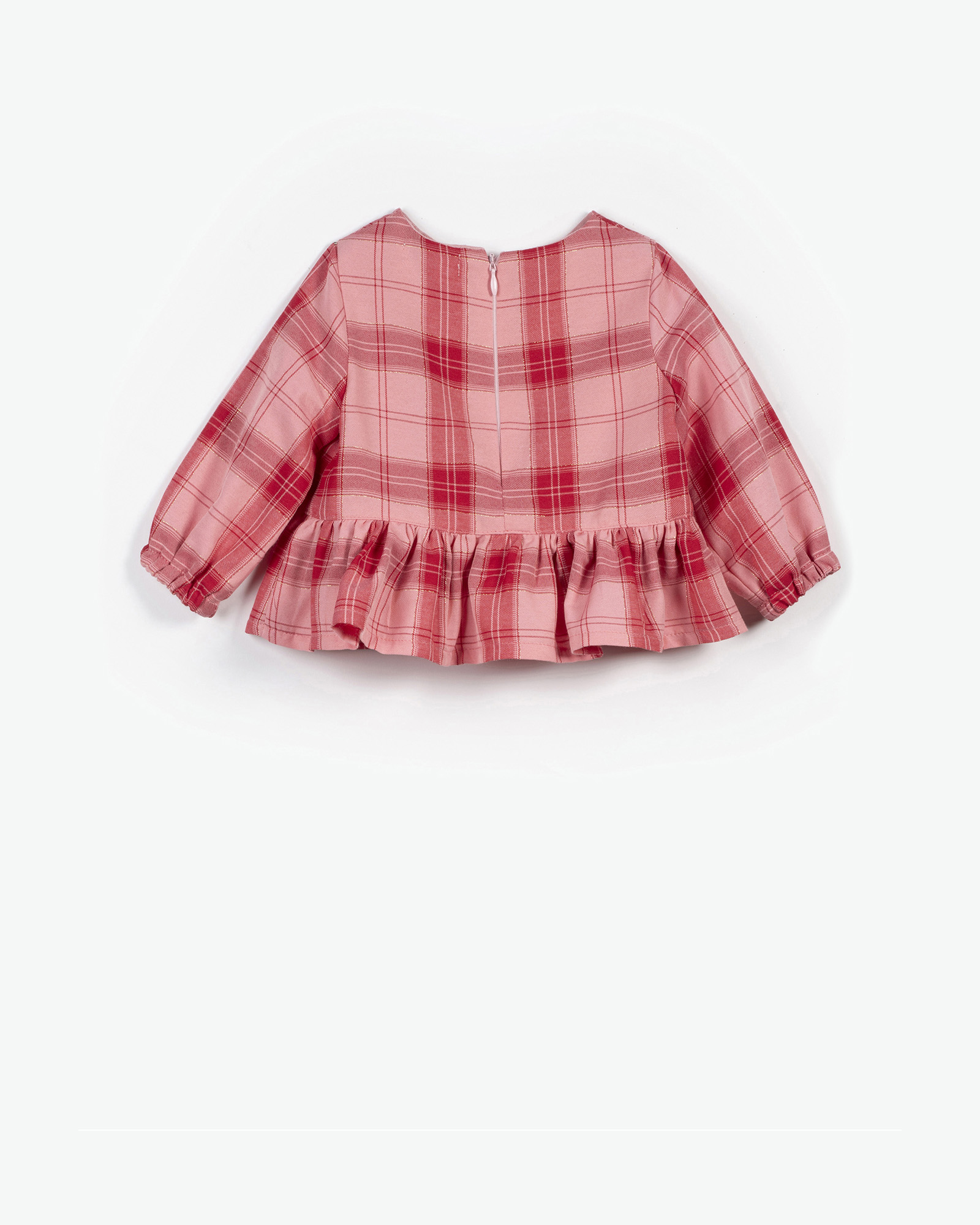 YELL-OH - Yell-Oh Μπλούζα Καρό Καρδιές