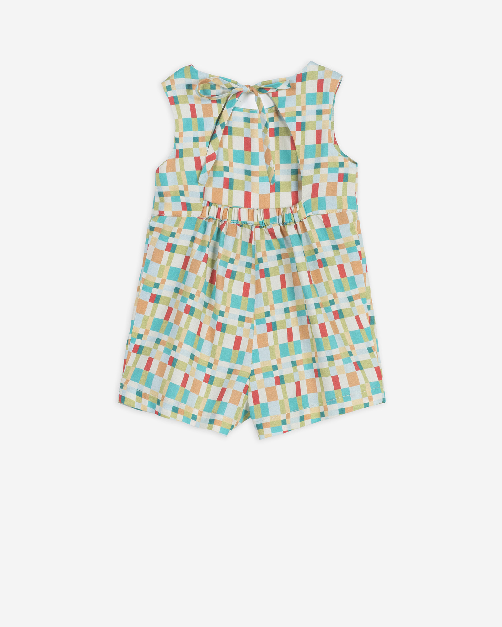 YELL-OH - Yell-Oh Παιδική Φόρμα Ολόσωμη Καρό