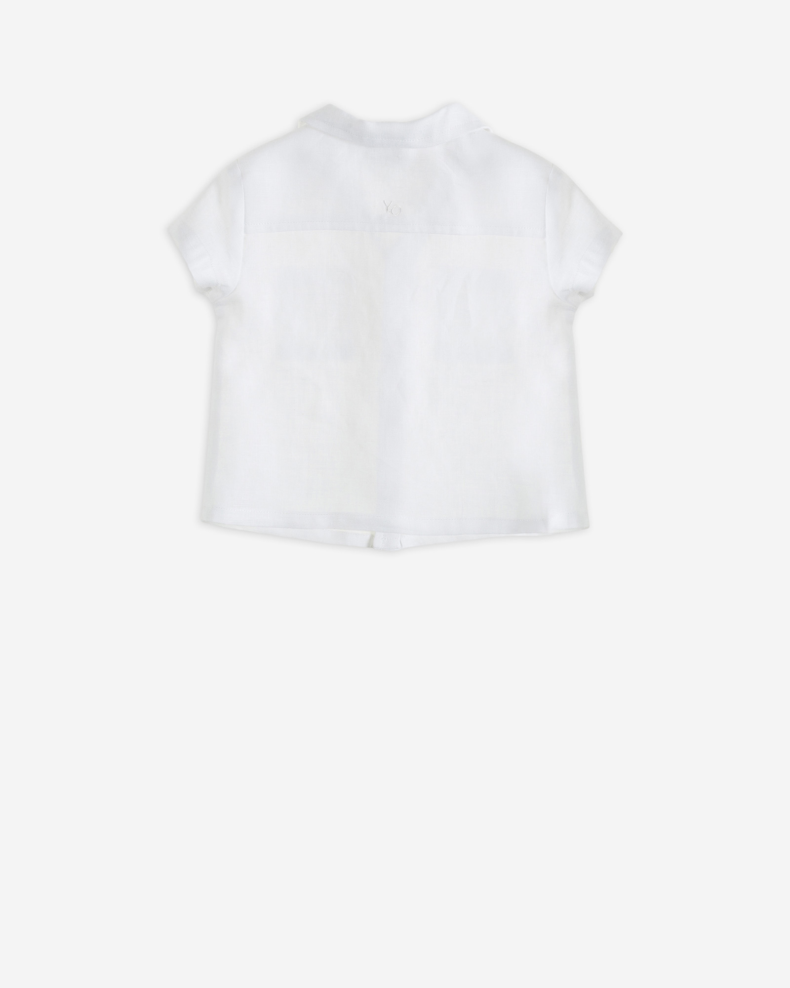 YELL-OH - Yell-Oh Παιδικό Πουκάμισο Λινό Λευκό