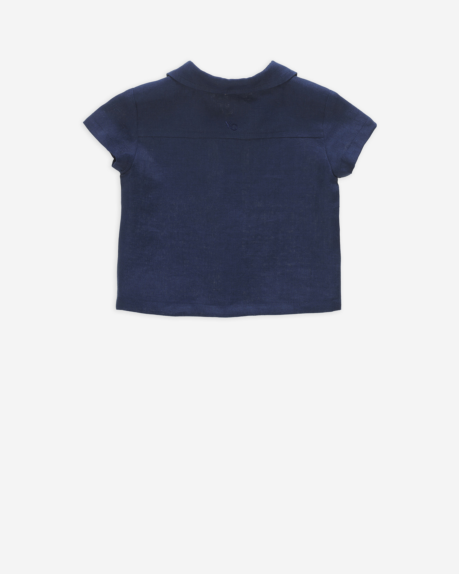 YELL-OH - Yell-Oh Παιδικό Πουκάμισο Λινό Μπλε