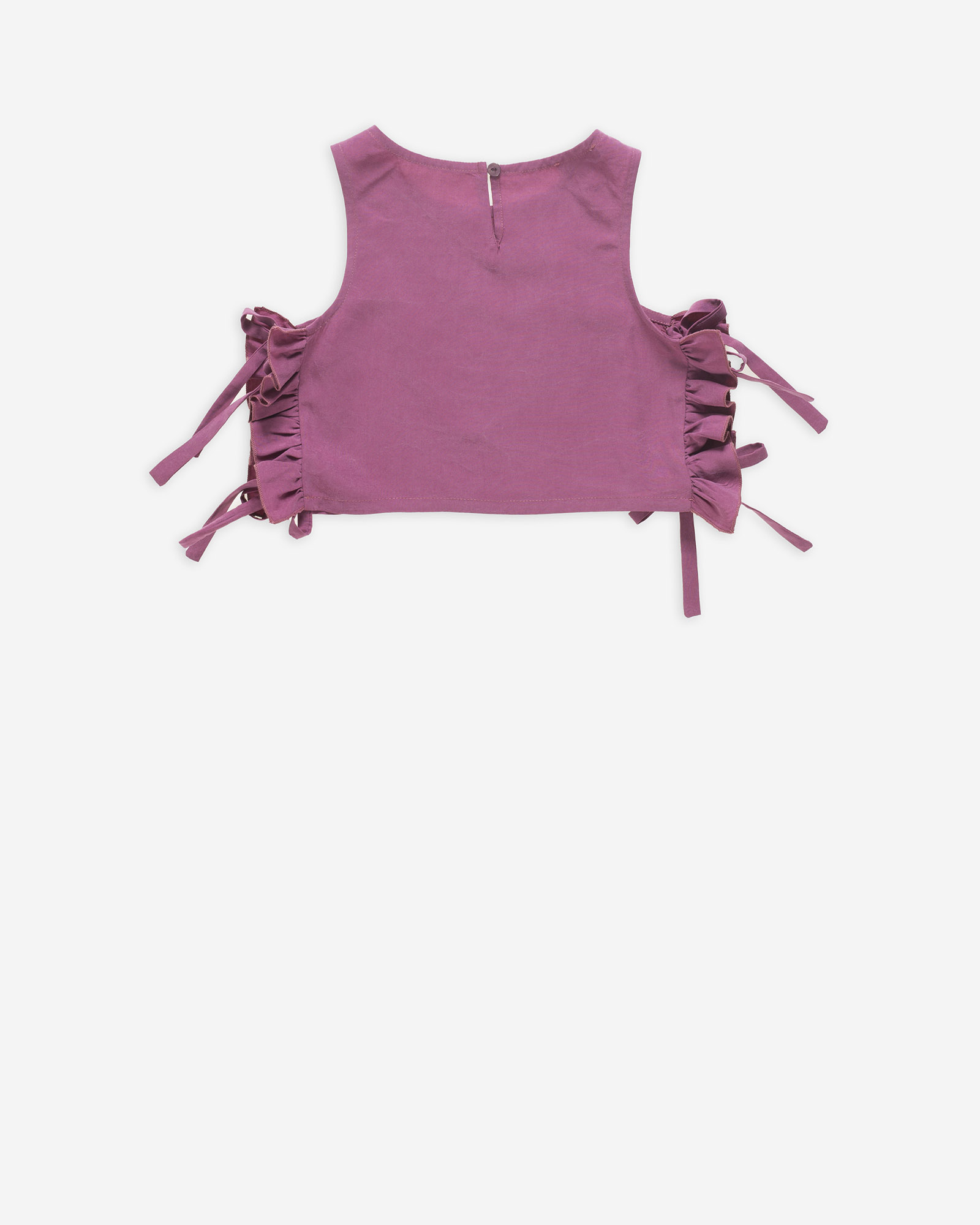 YELL-OH - Yell-Oh Παιδικό Τοπ Με Φιογκάκια Sangria