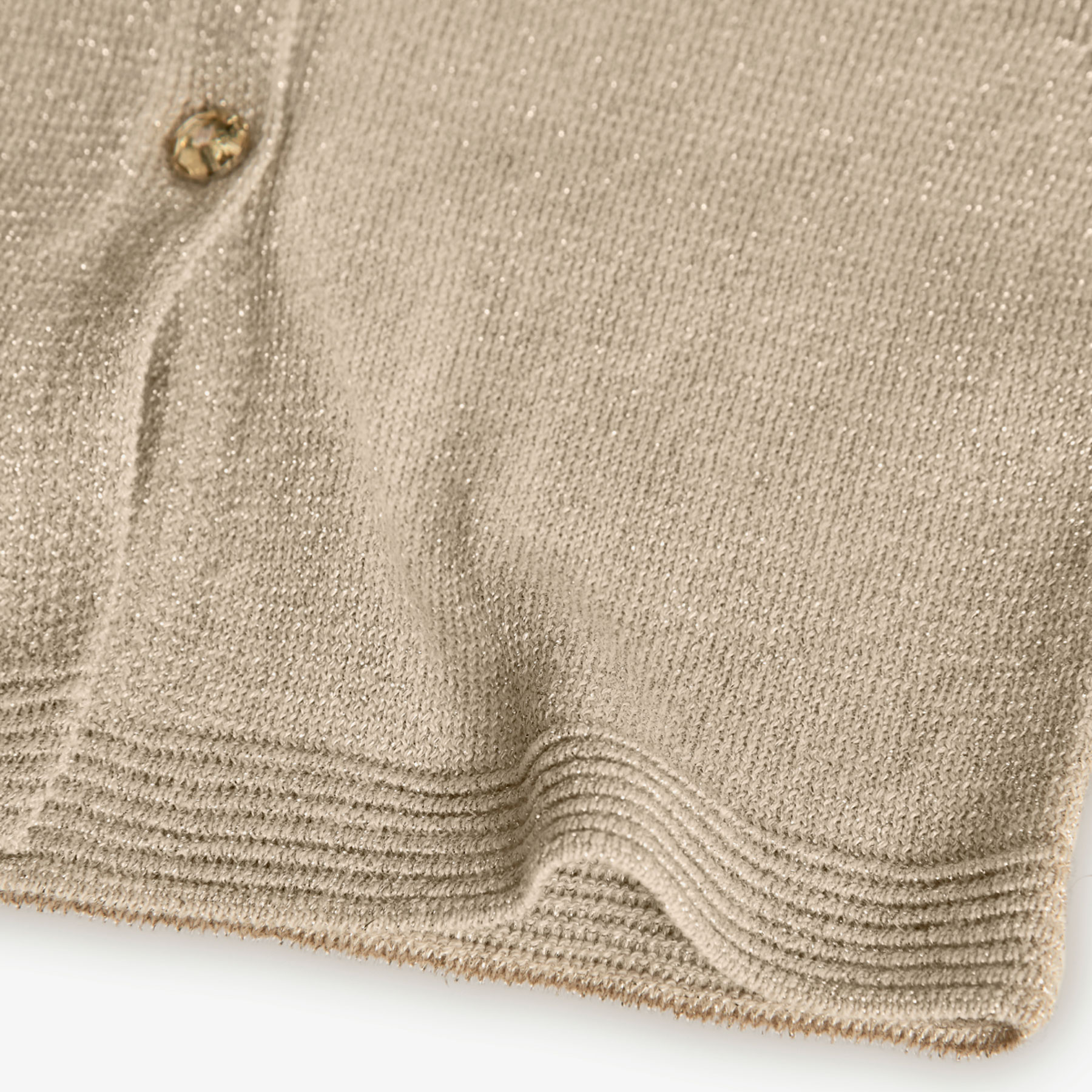 BOBOLI - Boboli Ζακέτα Πλεκτή Χρυσό Lurex