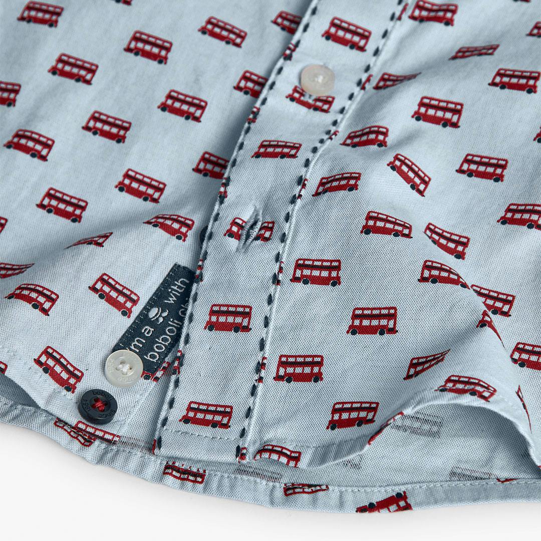 BOBOLI - Boboli Πουκάμισο Μακρυμάνικο Γαλάζιο