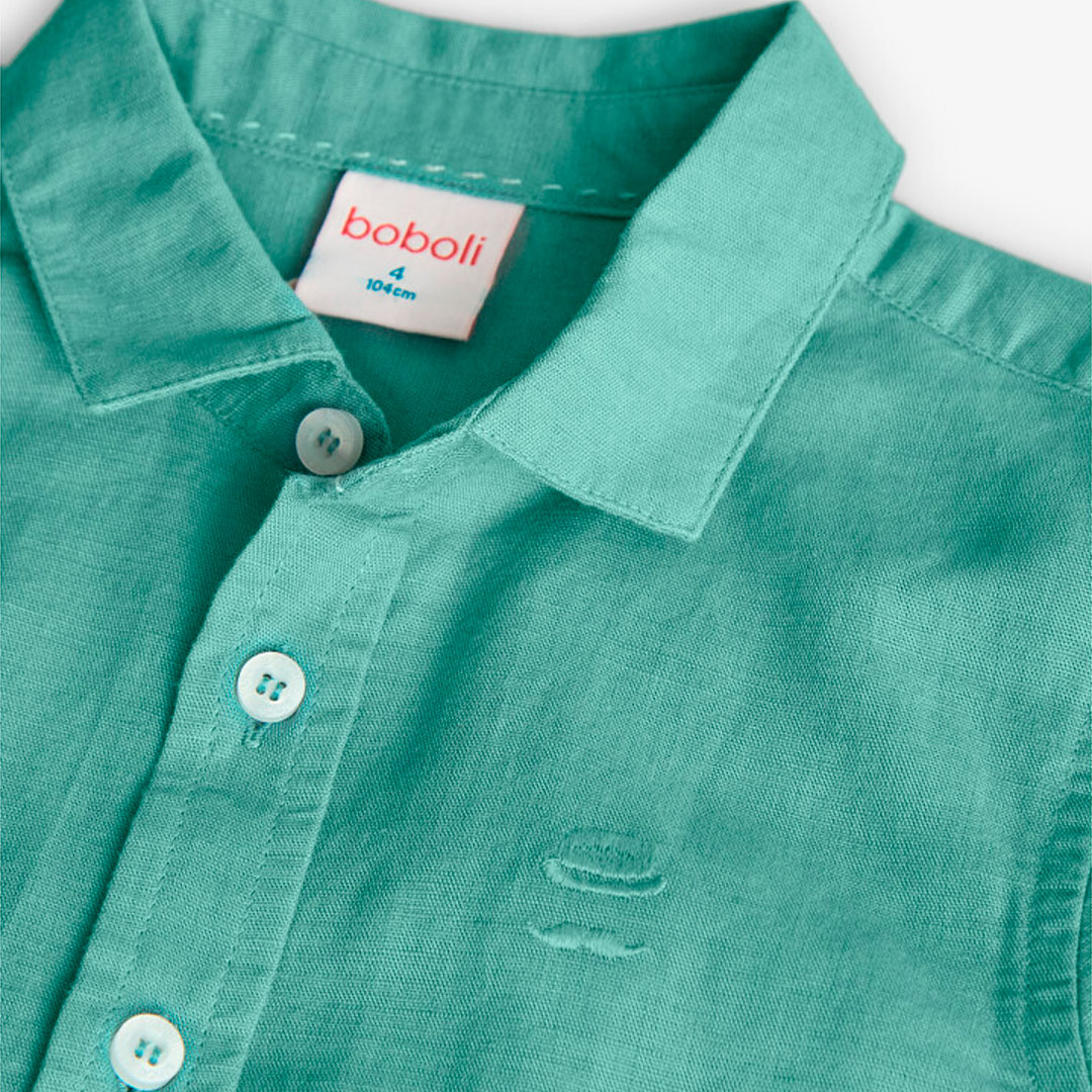 BOBOLI - Boboli Παιδικό Πουκάμισο Λινό