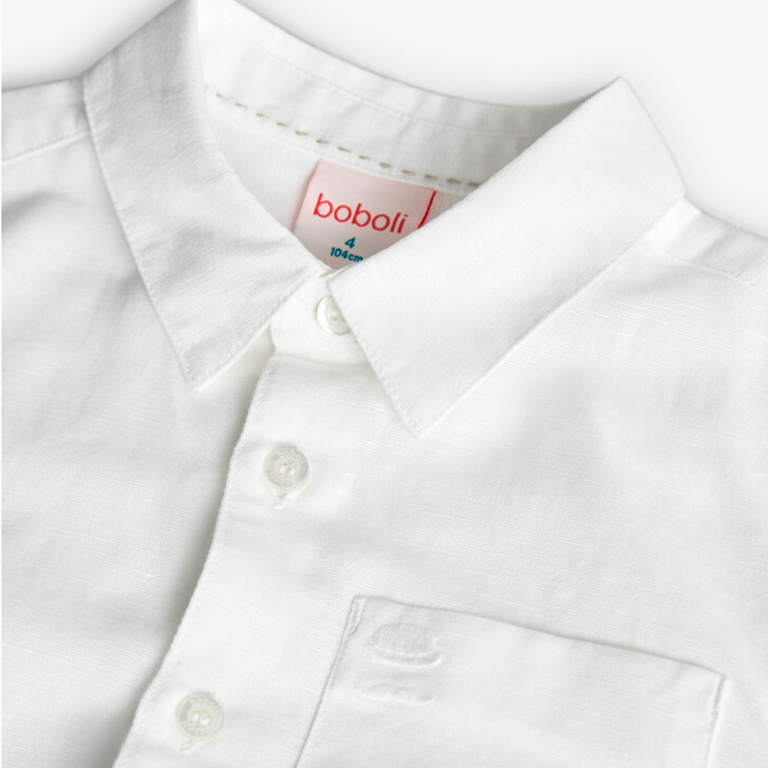 BOBOLI - Boboli Παιδικό Πουκάμισο Λινό