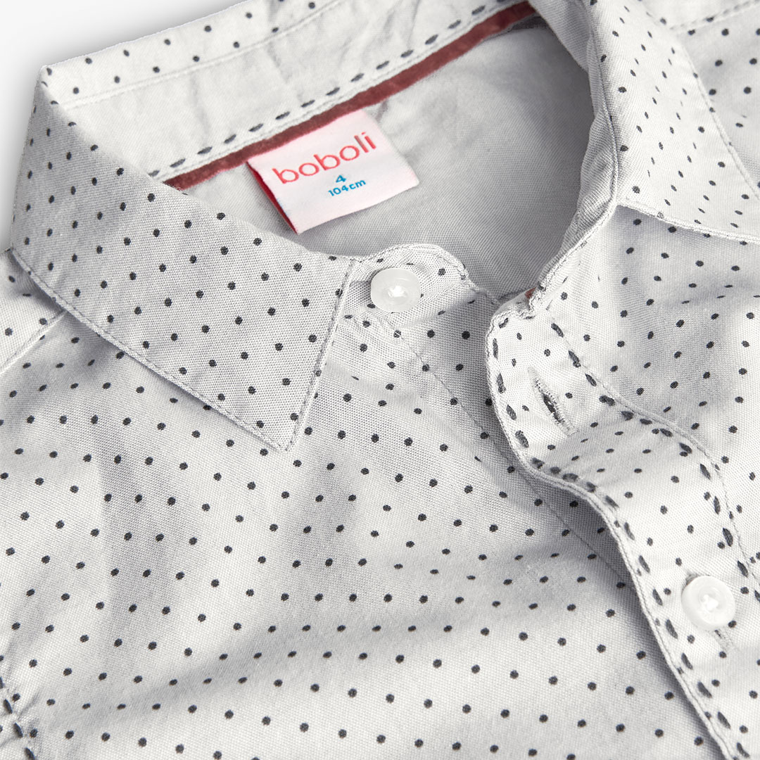 BOBOLI - Boboli Πουκάμισο Γκρι Αγόρι