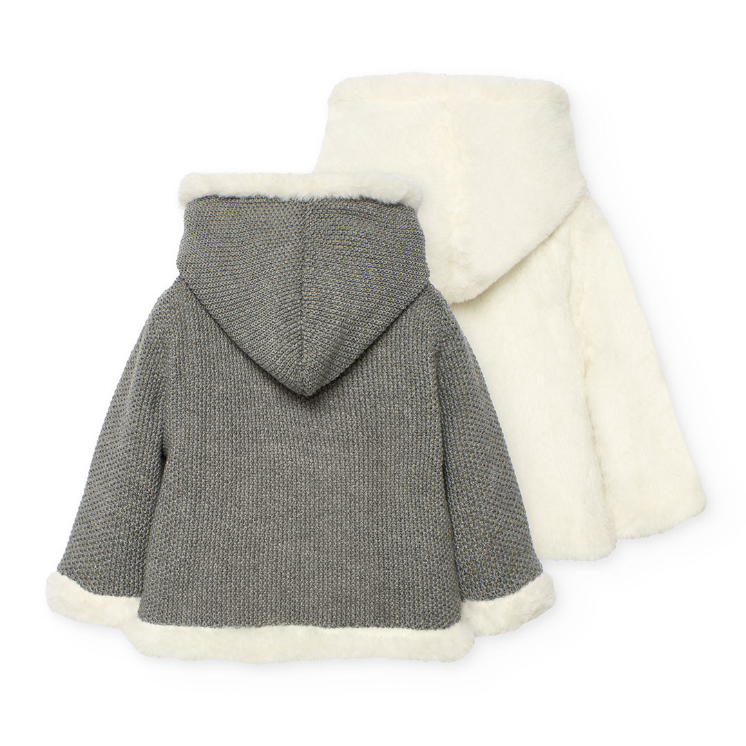 BOBOLI - Boboli Βρεφική Ζακέτα Διπλής Όψης