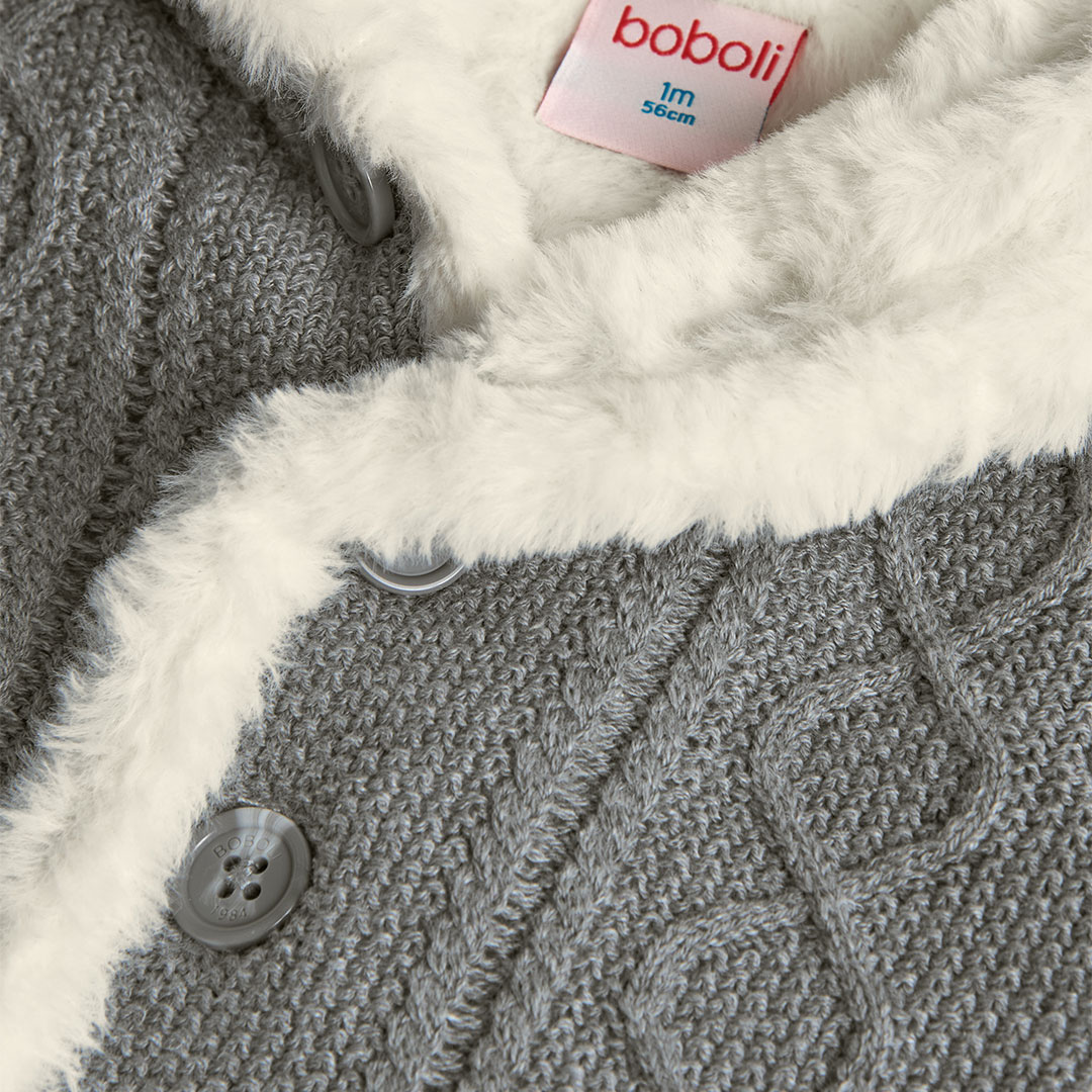 BOBOLI - Boboli Βρεφική Ζακέτα Διπλής Όψης