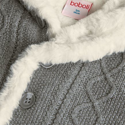 BOBOLI - Boboli Βρεφική Ζακέτα Διπλής Όψης