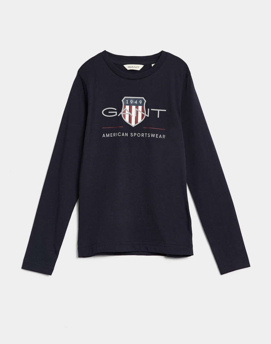 GANT - Gant Μπλούζα Αγόρι Logo Print