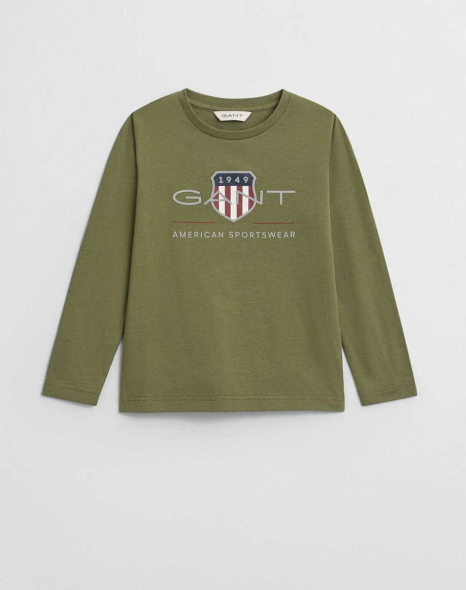 GANT - Gant Μπλούζα Αγόρι Logo Print