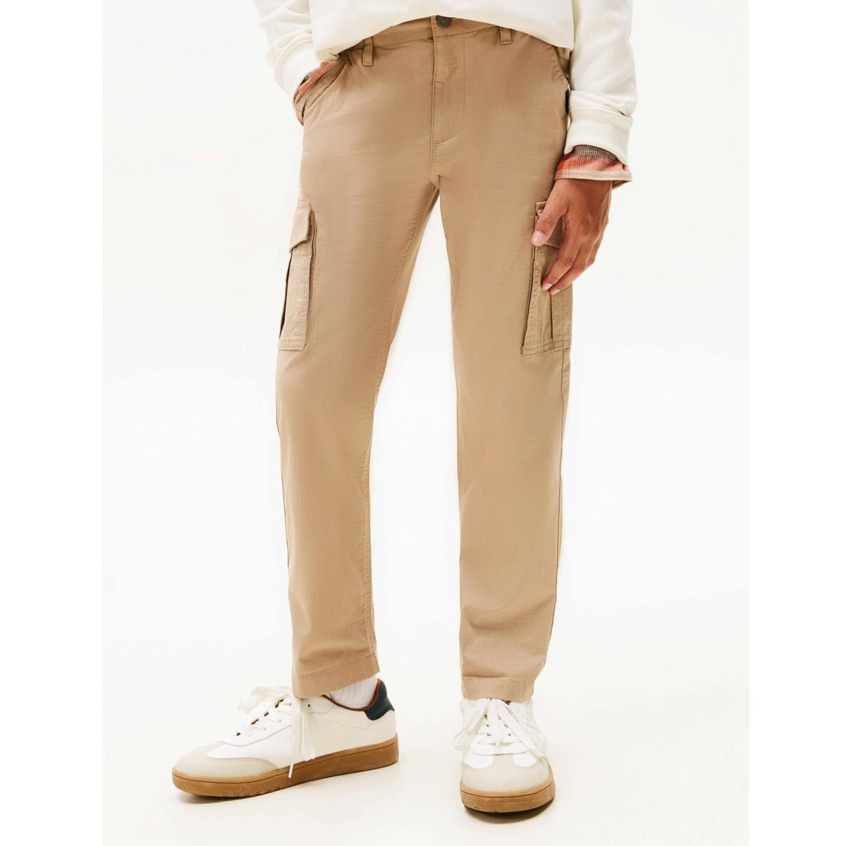 TOMMY HILFIGER - Tommy Hilfiger Παιδικό Παντελόνι cargo Μπεζ