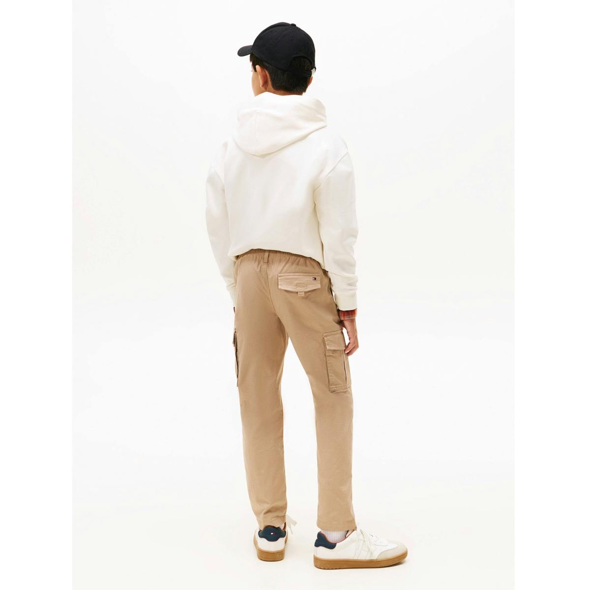 TOMMY HILFIGER - Tommy Hilfiger Παιδικό Παντελόνι cargo Μπεζ