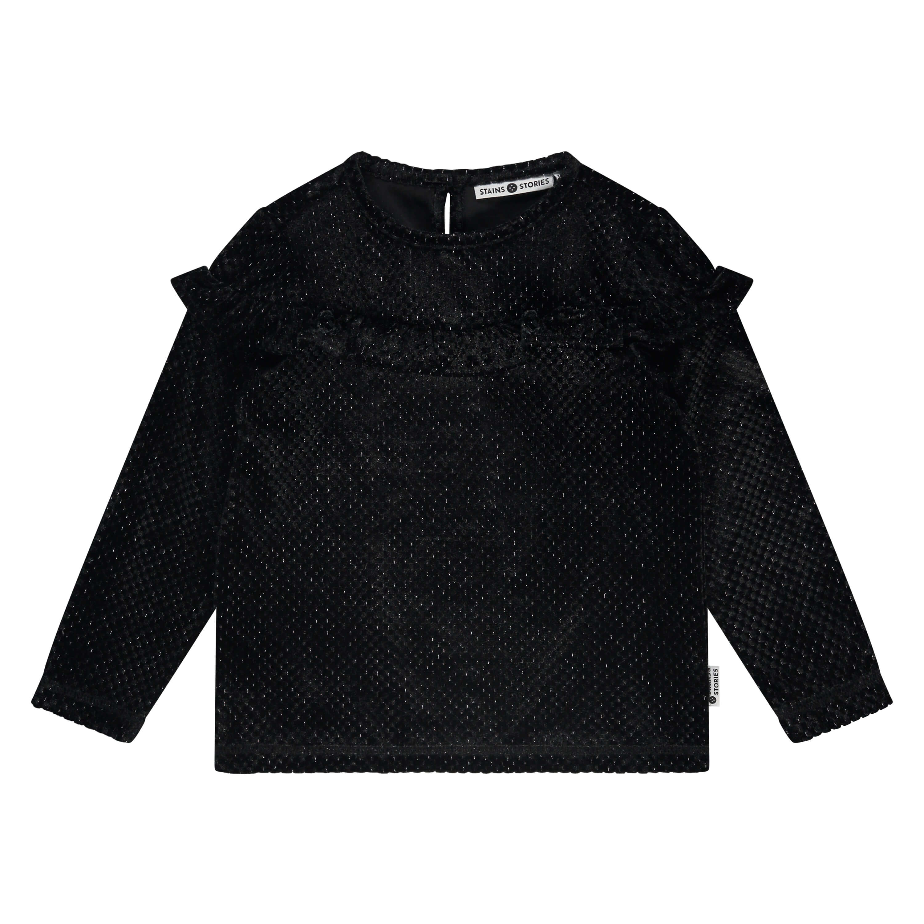 Stains Stories Μπλούζα Βελουτέ Lurex
