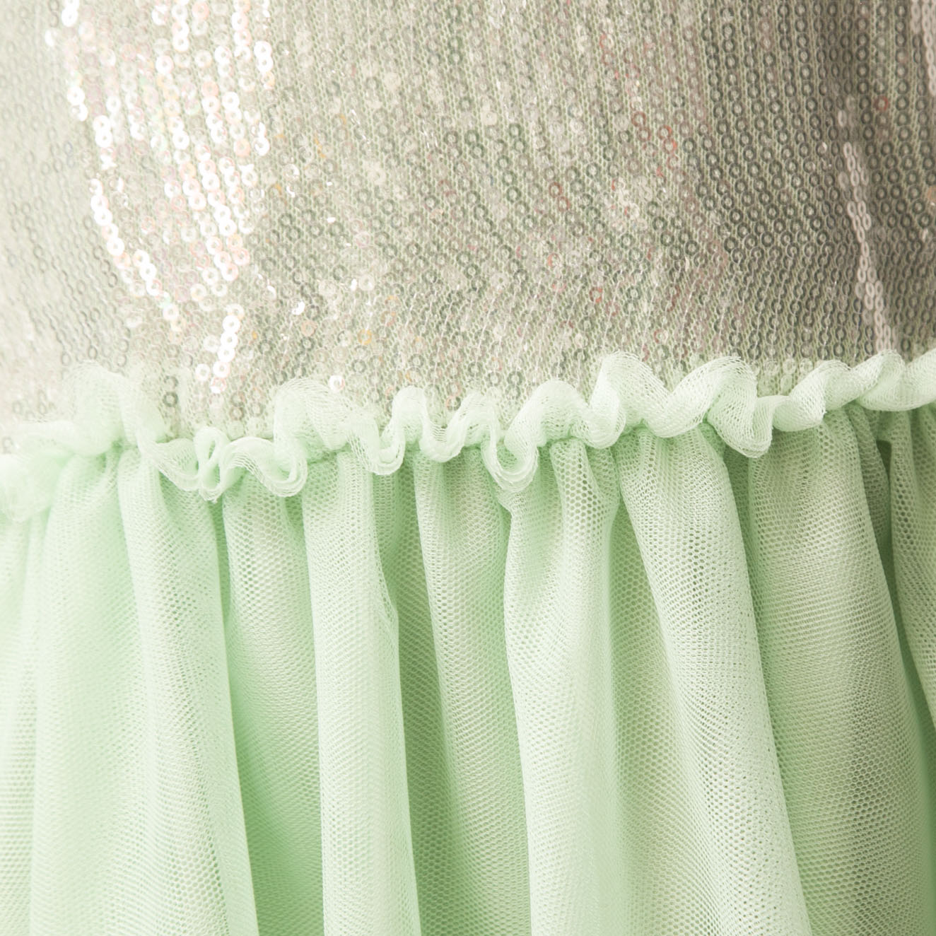 TWO IN A CASTLE - Two In A Castle Παιδικό Φόρεμα Τούλι Μέντα