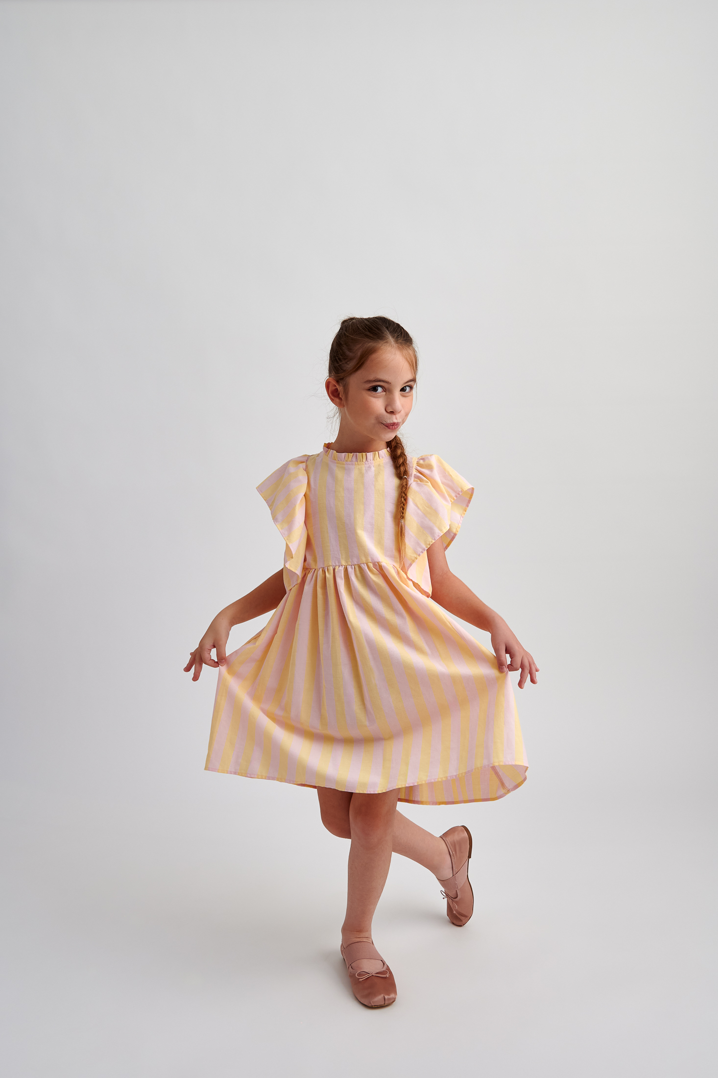 TWO IN A CASTLE - Two In A Castle Παιδικό Φόρεμα Ριγέ